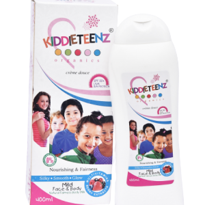 KIDDIESTEENZ NOURISHING & FAIRNESS MILD FACE AND BODY NATURAL FAIRNESS BODY MILK 400ML