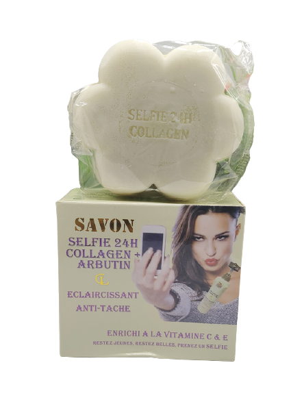 Vadesity GL Selfie 24H Collagen Booster Alpha Arbutin soap