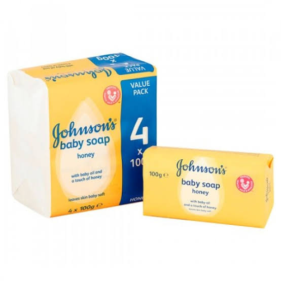 Johnson's Baby Soap Honey 4 In 1pck 100g