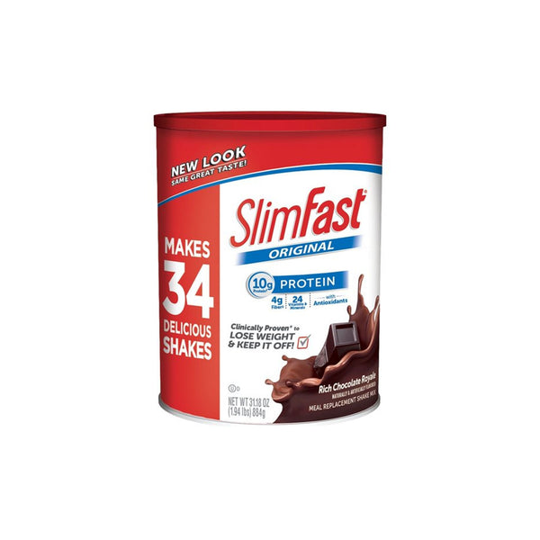SLIMFAST RICH CHOCOLATE ROYALE MEAL REPLACEMENT 884G
