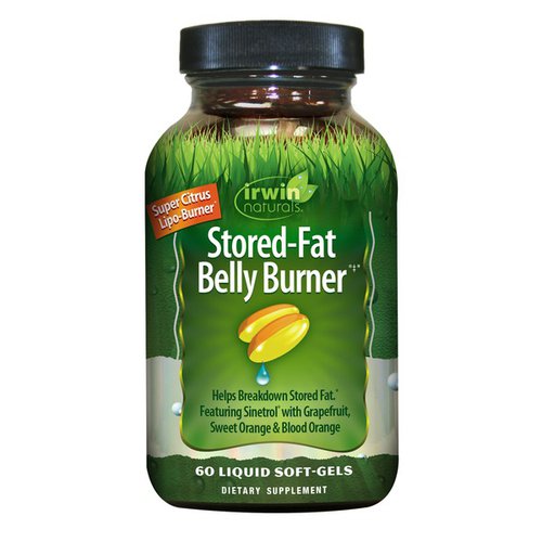 IRWIN NATURALS BELLY BURNER, STORED FAT, LIQUID SOFT-GELS