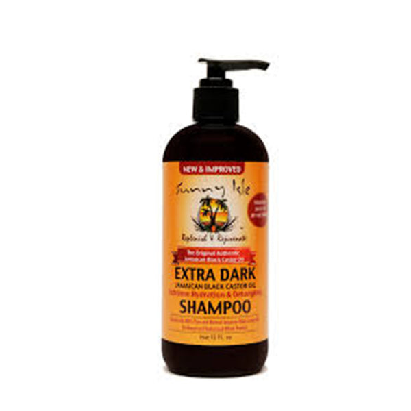 NEW & IMPROVED SUNNY ISLE EXTRA DARK JAMAICAN BLACK CASTOR OIL EXTREME HYDRATION & DETANGLING SHAMPOO
