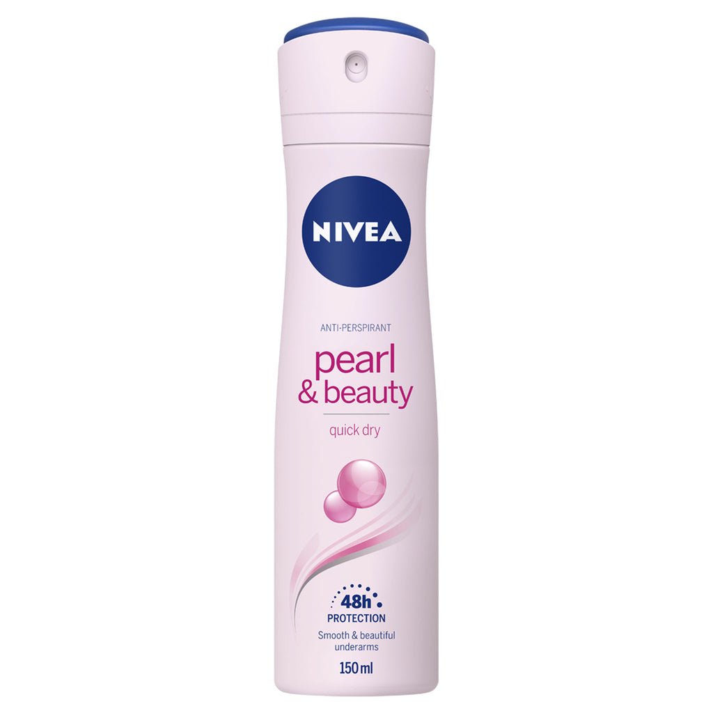 Nivea 48 - Hour Pearl & Beauty Women's Quick - Dry Deodorant Spray - 150ml