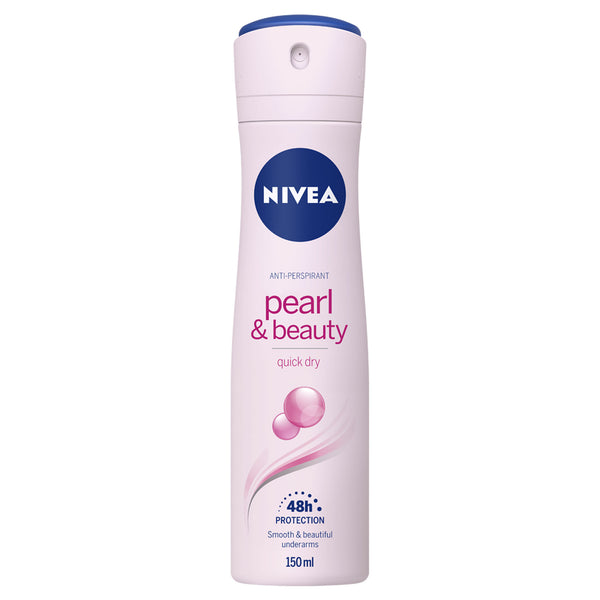 Nivea 48 - Hour Pearl & Beauty Women's Quick - Dry Deodorant Spray - 150ml