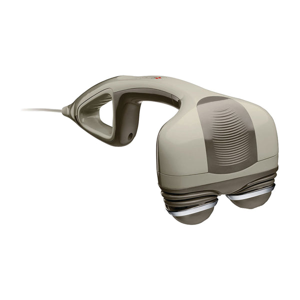HoMedics Percussion Pro Handheld Massager With Heat, Variable Speed Control, Dual Pivoting Heads, HHP-350H