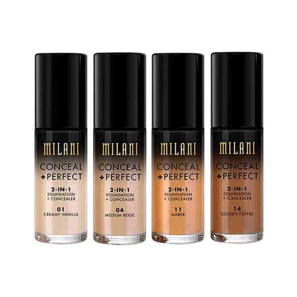 Milani Conceal And Perfect 2 In 1 Foundation And Concealer 30ml