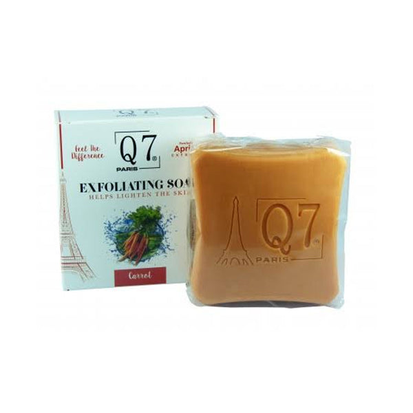 Q7Paris Carrot Exfoliating Soap - 200g