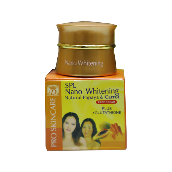 Nano Extra White Papaya & Carrot Whitening Face Cream - 15g