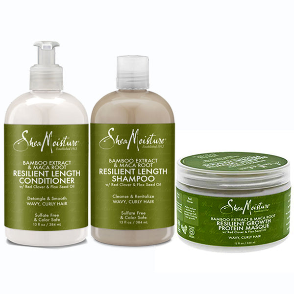 Shea Moisture  Bamboo Extract & Maca Root Resilient 3-pc Set