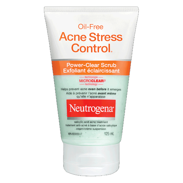 Neutrogena Oil-Free Acne Stress Control Power-Clear Scrub 125ml