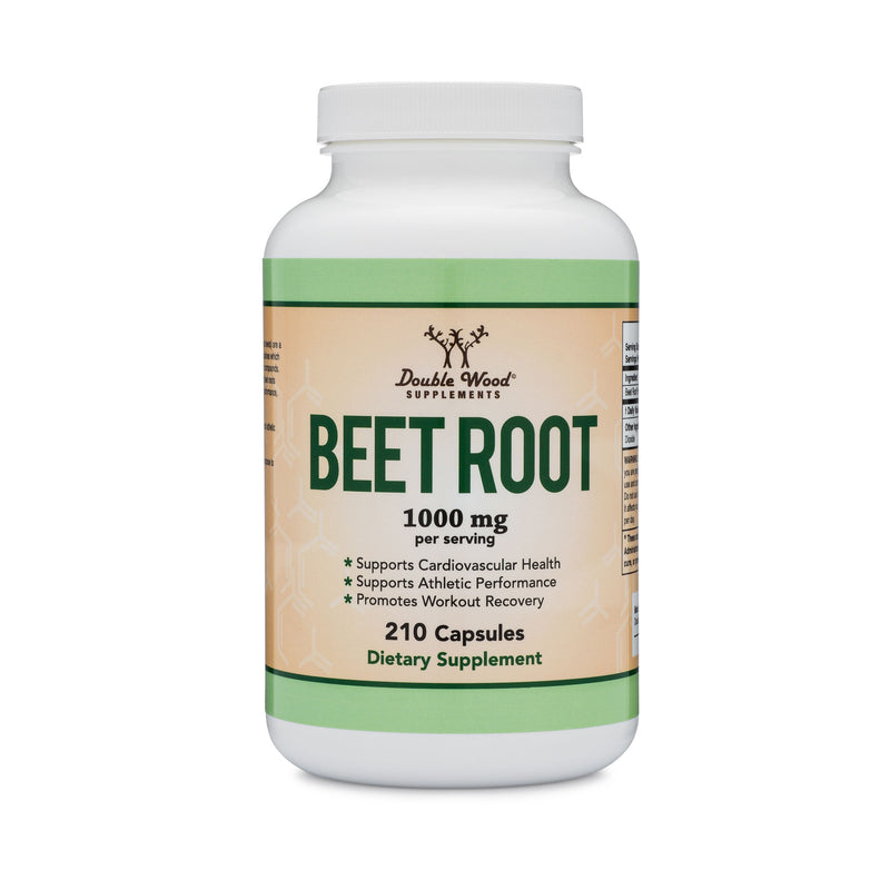 Double Wood Supplement Beet Root 1000mg 210 Caps Cardiovascular Blood Pressure