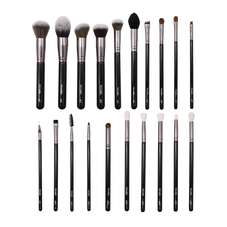 VICCABEL DELUXE PRO 20 PIECE MAKEUP BRUSH SET