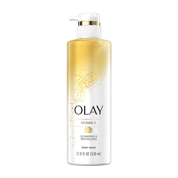 OLAY BODY WASH WITH VITAMIN C AND VITAMIN B3, CLEANING & REVITALIZING