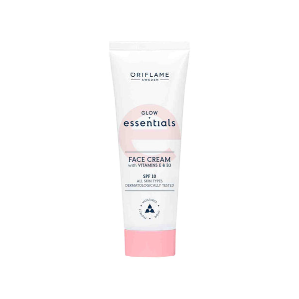ESSENTIALS Glow Essentials Face Cream with Vitamins E & B3 SPF 10