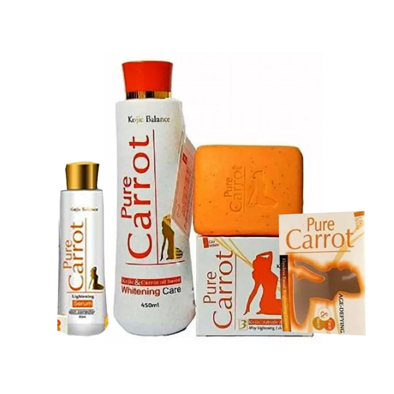 Pure Carrot Kojic Balance  4pc Sets