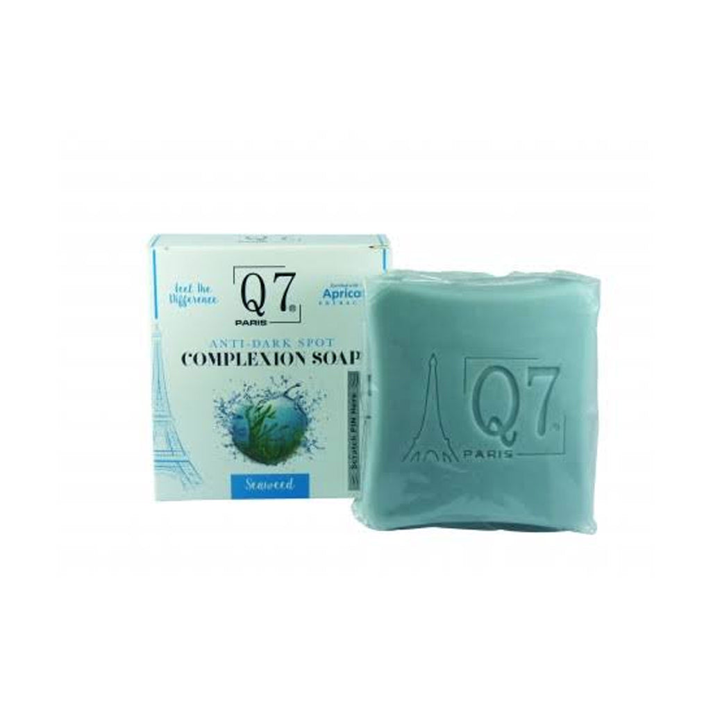 Q7Paris Anti-Dark Spot Complexion Soap: with Kojic Acid and Seaweed - 200g