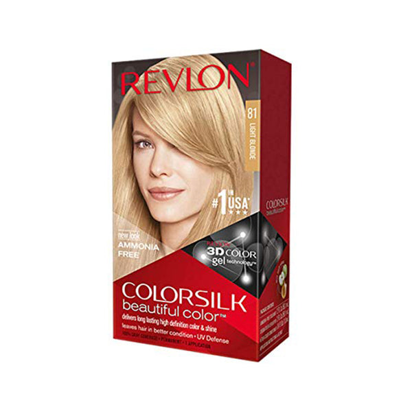 Revlon ColorSilk Beautiful Color, 81 Light Blonde1 kit