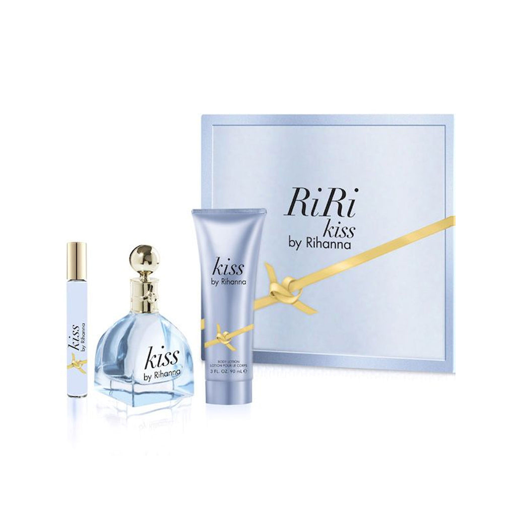 Rihanna Riri Kiss EDP 100ml 3 Piece Gift Set Perfume For Women