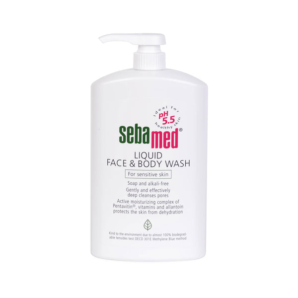 Sebamed Liquid Face and Body Wash - 1000ml