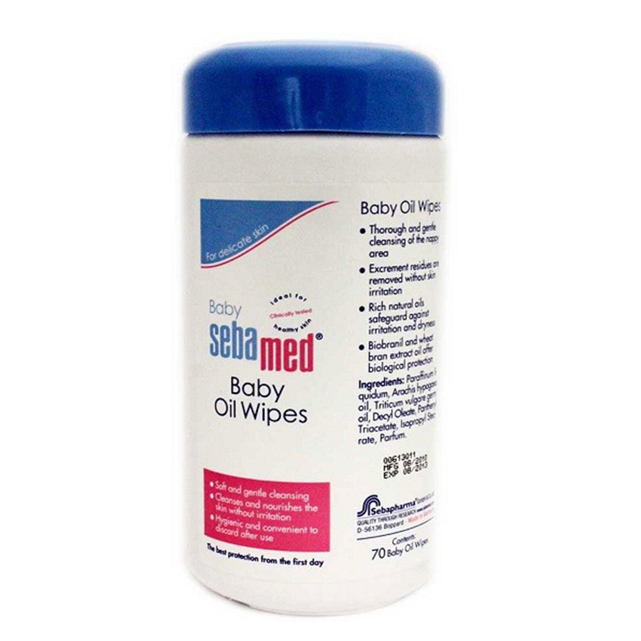 Sebamed Baby Oil Wipes Coccibeauty