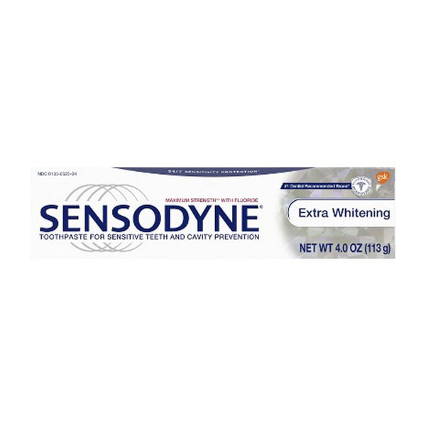 Sensodyne Fluoride Toothpaste, Extra Whitening 4 oz
