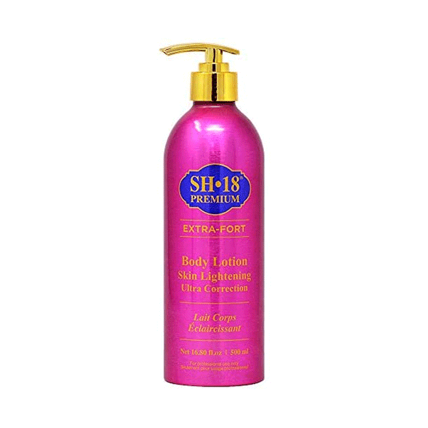 SH-18 PREMIUM EXTRA-FORT SKIN LIGHTENING BODY LOTION 500ML/16.8OZ