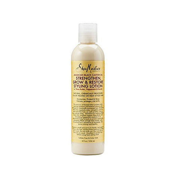 SHEA MOISTURE JAMAICAN BLACK CASTOR OIL, STRENGTHEN & RESTORE STYLING LOTION, MOISTURIZE & STYLE