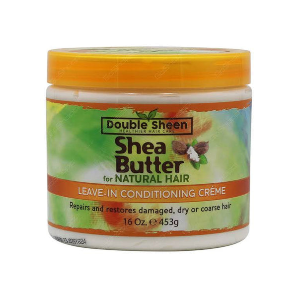 Double Sheen Shea Butter For Natural Hair Leave In Conditionning Creme 453g