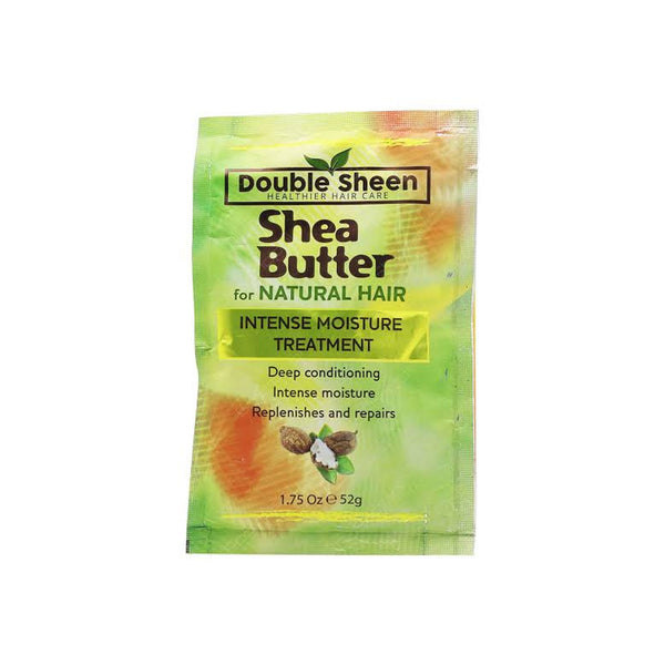 Double Sheen Shea Butter For Natural Hair Intense Moisture Treatment 52g