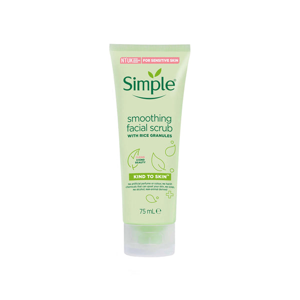 Simple Kind to Skin Smoothing Facial Scrub With Rice Granules