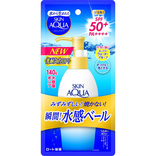 Rohto Skin Aqua UV Super Moisture Gel Pump 140g SPF50