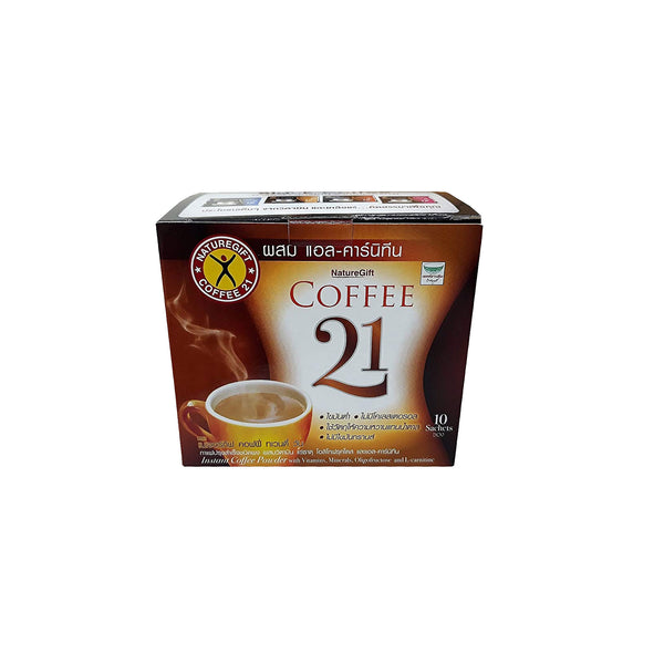NATUREGIFT INSTANT COFFEE MIX 21 PLUS L-CARNITINE SLIMMING WEIGHT LOSS DIET