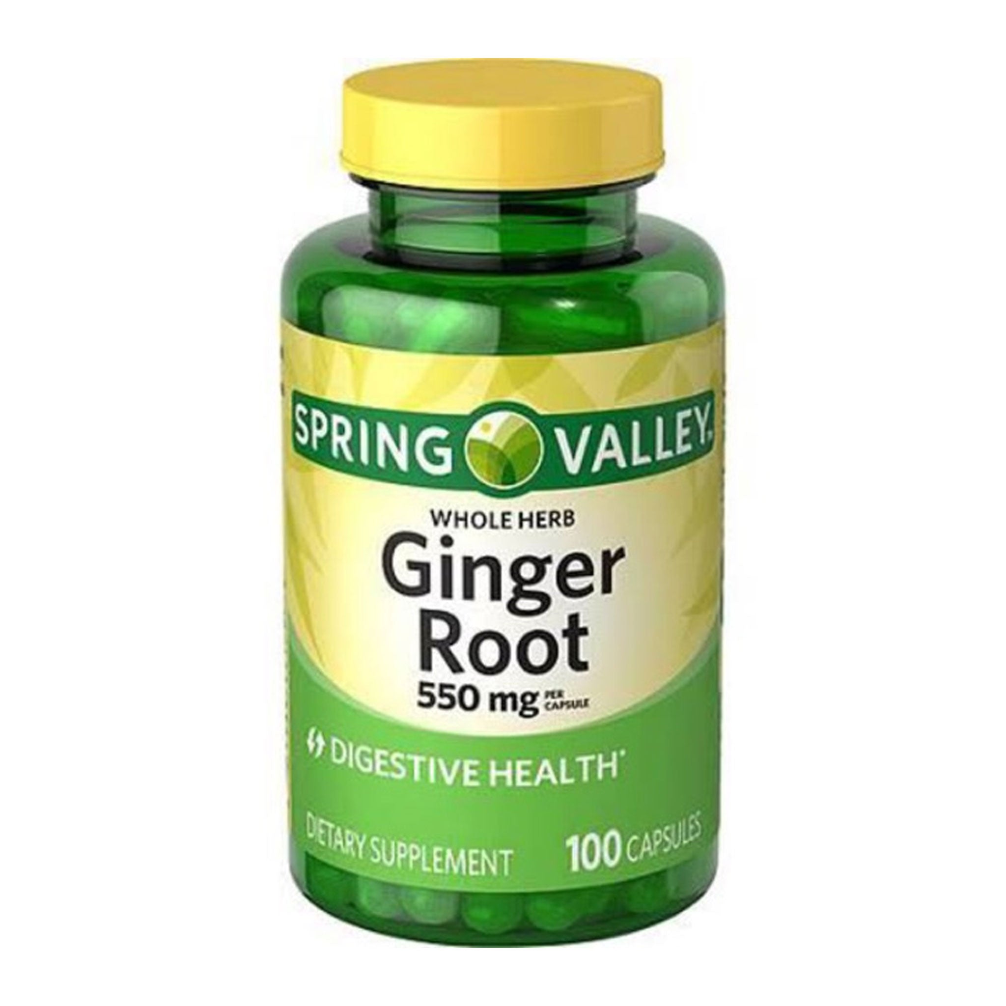 Spring valley Ginger Root 550mg 100cap (Digestive Health) – Coccibeauty