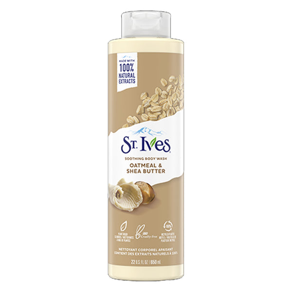 St. Ives Oatmeal and Shea Butter Body Wash, 24 oz
