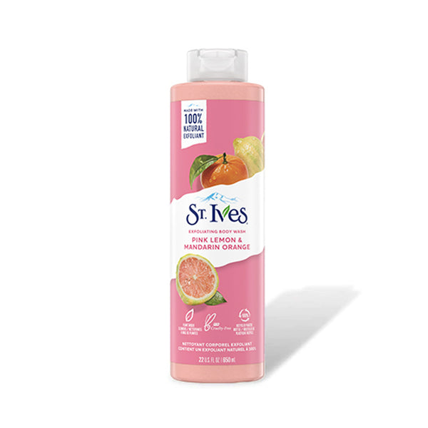 St. Ives Radiant Skin Body Wash, Pink Lemon and Mandarin Orange 473ml