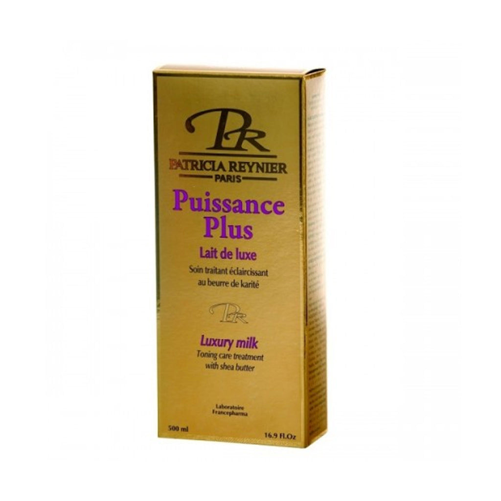 PR Puissance Lightening Milk Luxury Toning Care with Shea Butter.