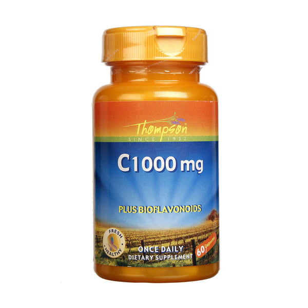 Thompson C 1000 mg with Bioflavonoids - 60 Vegetarian Capsules