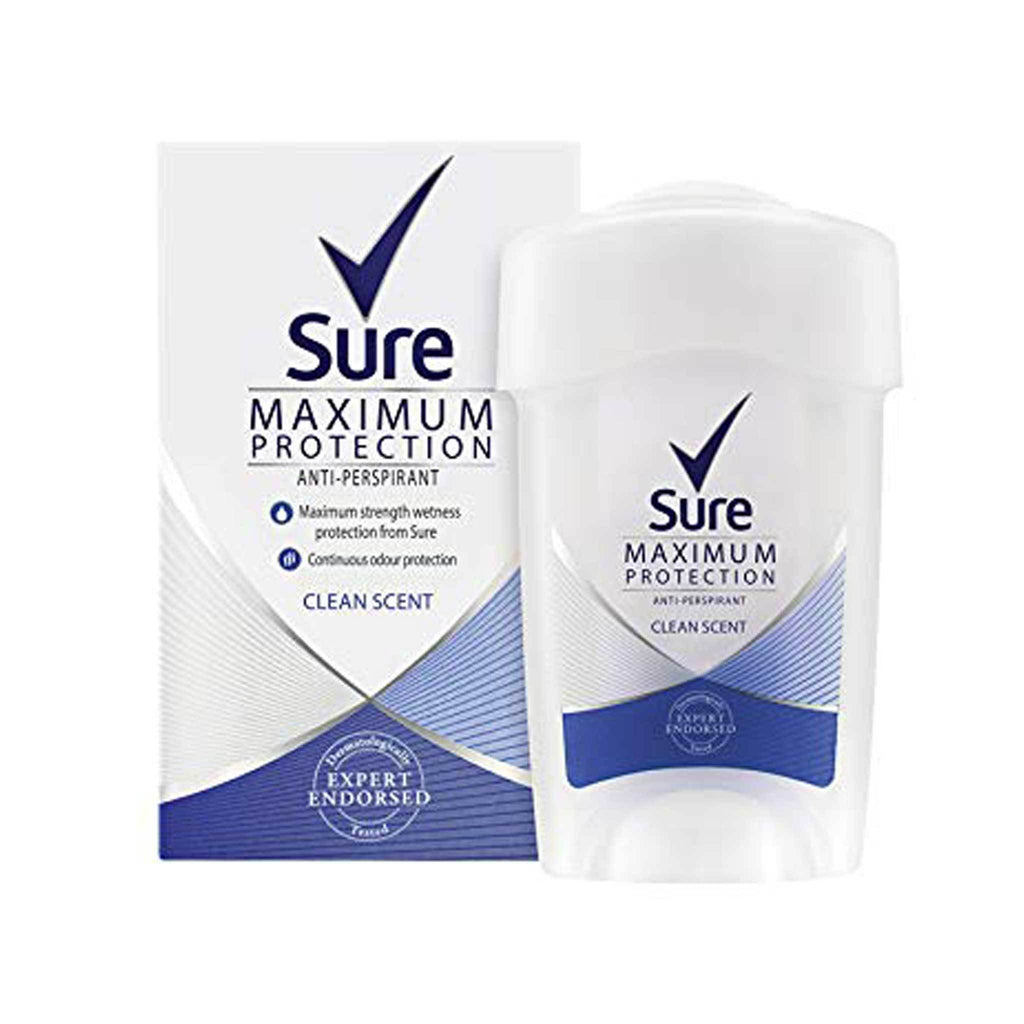 Sure Clean Scent Maximum Protection Antiperspirant Deodorant 45ml