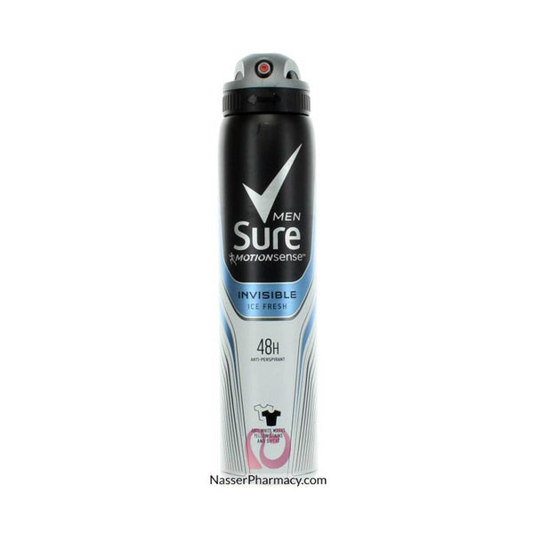 Sure Men Invisible Ice Antiperspirant Deodorant 250ml