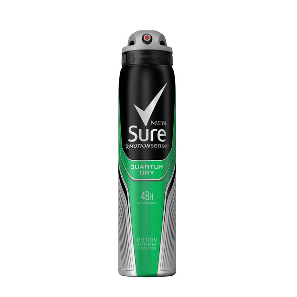Sure Men Quantum Dry Compressed Antiperspirant Deodorant 125ml