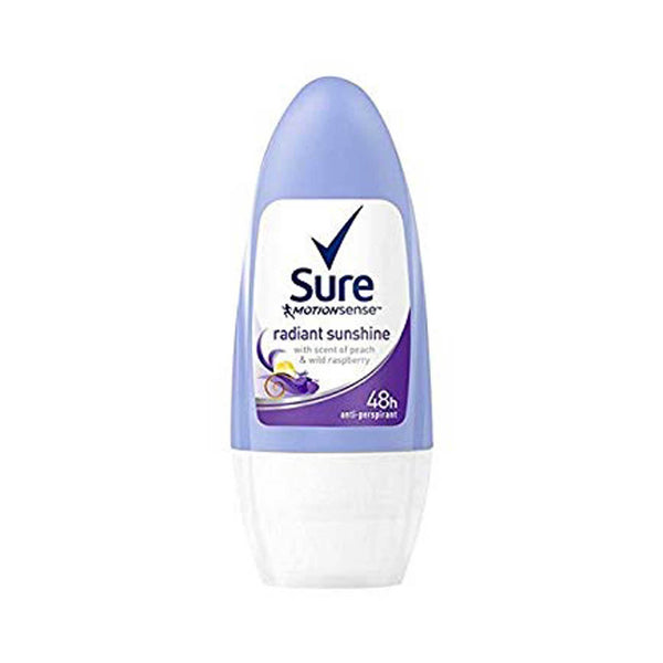 Sure Radiant Sunshine Roll On Antiperspirant Deodorant 50ml