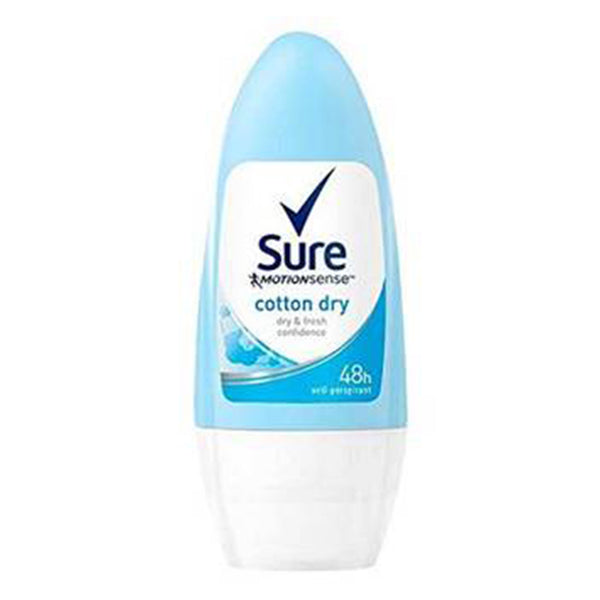 Sure Women Cotton Dry Roll-on Antiperspirant Deodorant 50ml