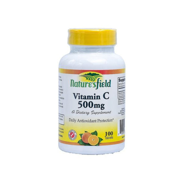 Nature's Field Vitamin C 500mg - 100 Tablets