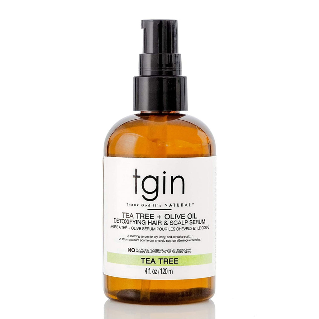 TGIN Tea Tree + Olive Oil Detoxifying Hair & Scalp Serum 120ml