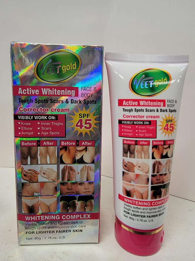 Veet Gold Active Whitening and Dark Spots Corrector Cream 80g