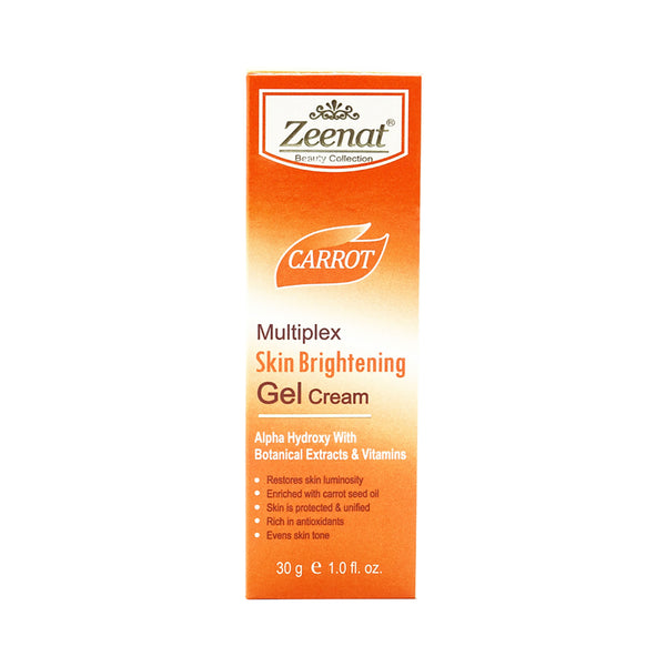 Zeenat Carrot Multiplex Skin Brightening Gel Cream 30g
